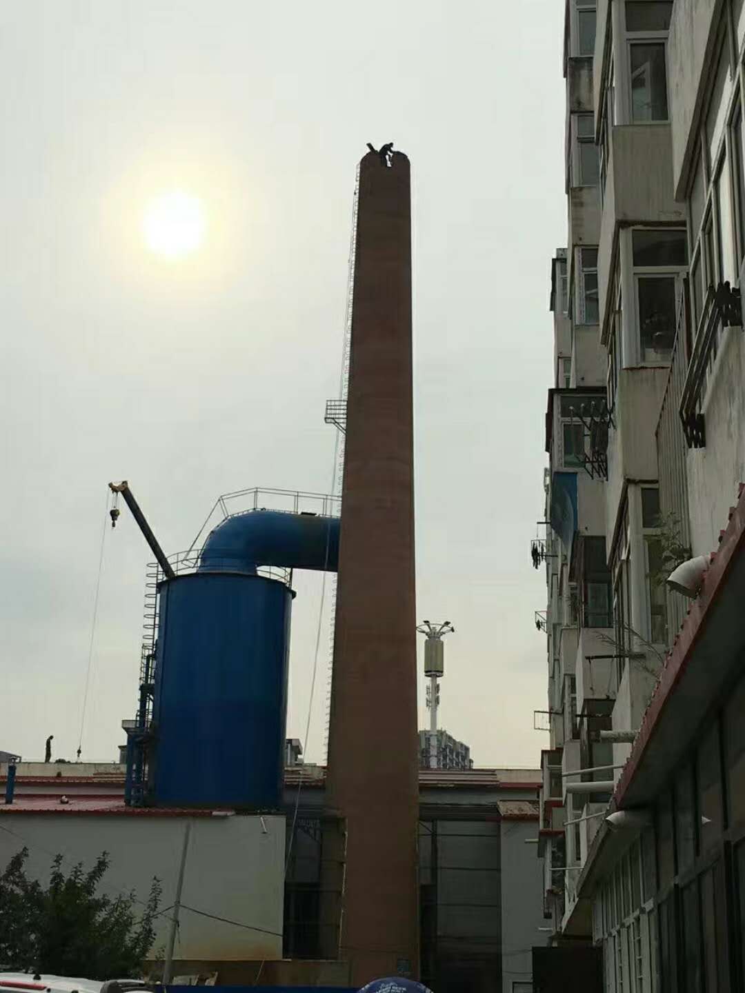 徐州锅炉烟囱拆除